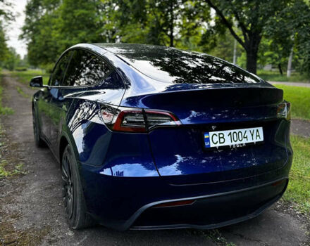 Синий Тесла Model Y, объемом двигателя 0 л и пробегом 26 тыс. км за 19900 $, фото 3 на Automoto.ua