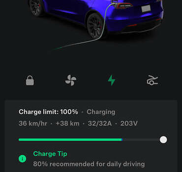 Синій Тесла Model Y, об'ємом двигуна 0 л та пробігом 55 тис. км за 35000 $, фото 5 на Automoto.ua