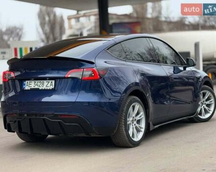 Синий Тесла Model Y, объемом двигателя 0 л и пробегом 14 тыс. км за 27600 $, фото 4 на Automoto.ua