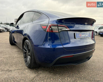 Синий Тесла Model Y, объемом двигателя 0 л и пробегом 36 тыс. км за 31000 $, фото 10 на Automoto.ua