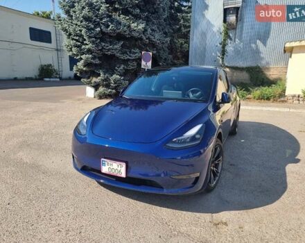 Синий Тесла Model Y, объемом двигателя 0 л и пробегом 16 тыс. км за 29900 $, фото 4 на Automoto.ua