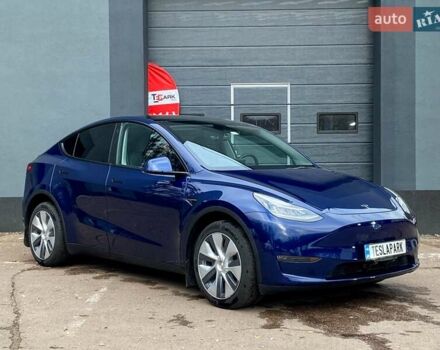 Синий Тесла Model Y, объемом двигателя 0 л и пробегом 35 тыс. км за 30999 $, фото 11 на Automoto.ua