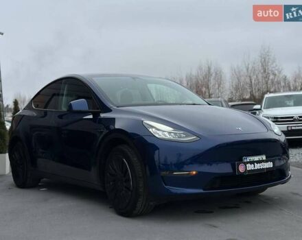 Синий Тесла Model Y, объемом двигателя 0 л и пробегом 10 тыс. км за 30494 $, фото 5 на Automoto.ua