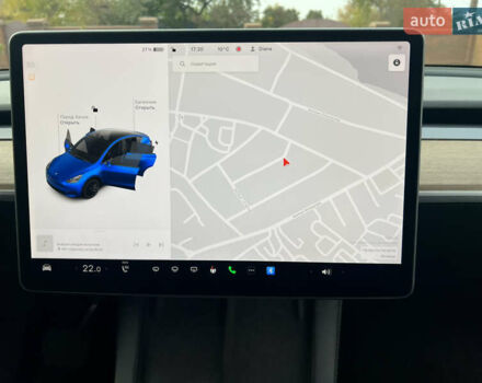 Синий Тесла Model Y, объемом двигателя 0 л и пробегом 32 тыс. км за 32800 $, фото 20 на Automoto.ua