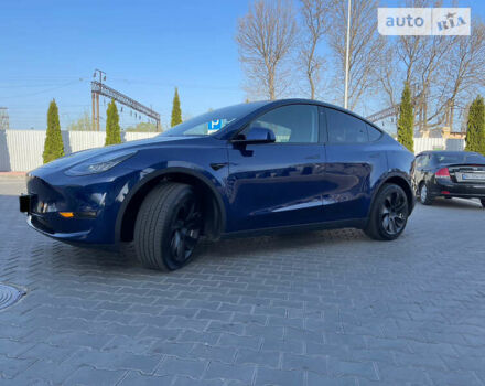 Синий Тесла Model Y, объемом двигателя 0 л и пробегом 17 тыс. км за 34900 $, фото 11 на Automoto.ua