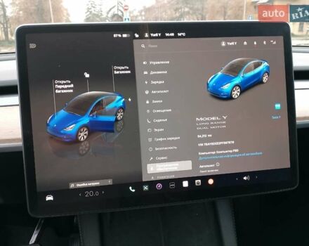 Синій Тесла Model Y, об'ємом двигуна 0 л та пробігом 54 тис. км за 30000 $, фото 42 на Automoto.ua