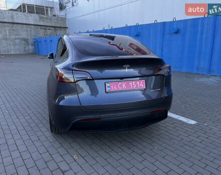 Синий Тесла Model Y, объемом двигателя 0 л и пробегом 38 тыс. км за 33000 $, фото 4 на Automoto.ua
