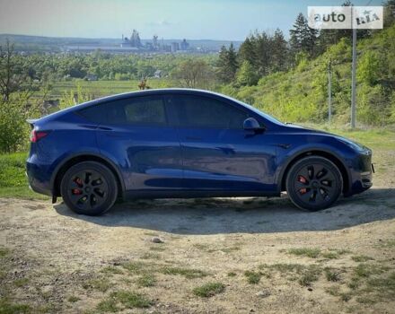 Синий Тесла Model Y, объемом двигателя 0 л и пробегом 13 тыс. км за 33000 $, фото 1 на Automoto.ua