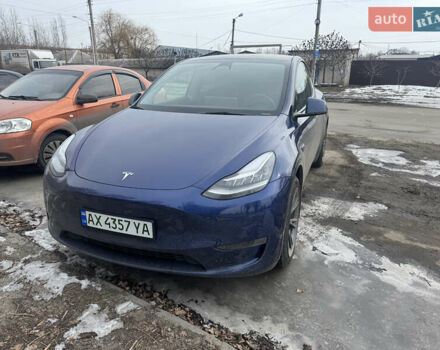 Синий Тесла Model Y, объемом двигателя 0 л и пробегом 21 тыс. км за 26500 $, фото 32 на Automoto.ua
