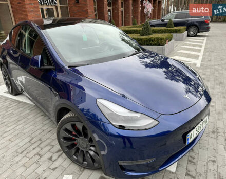 Синий Тесла Model Y, объемом двигателя 0 л и пробегом 18 тыс. км за 31200 $, фото 8 на Automoto.ua