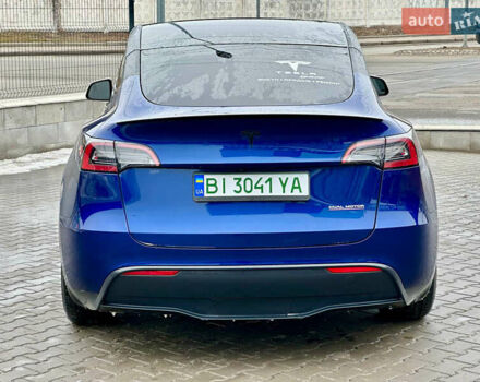 Синий Тесла Model Y, объемом двигателя 0 л и пробегом 15 тыс. км за 31400 $, фото 2 на Automoto.ua