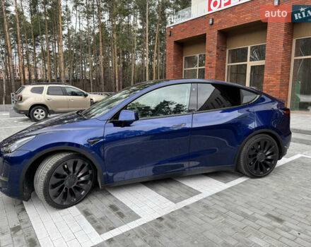 Синий Тесла Model Y, объемом двигателя 0 л и пробегом 18 тыс. км за 31200 $, фото 13 на Automoto.ua
