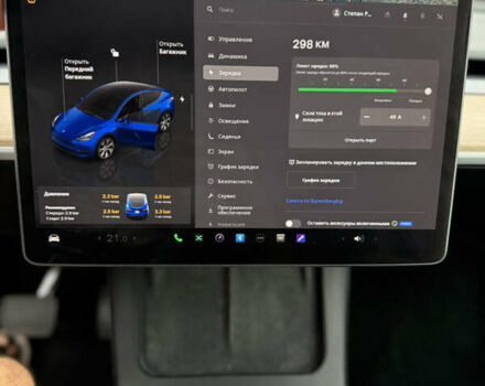 Синий Тесла Model Y, объемом двигателя 0 л и пробегом 31 тыс. км за 22400 $, фото 15 на Automoto.ua
