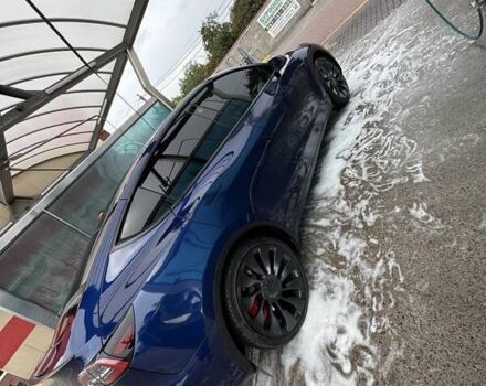 Синий Тесла Model Y, объемом двигателя 0 л и пробегом 37 тыс. км за 26700 $, фото 6 на Automoto.ua