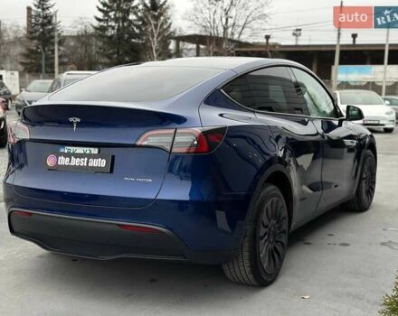 Синий Тесла Model Y, объемом двигателя 0 л и пробегом 10 тыс. км за 30494 $, фото 12 на Automoto.ua
