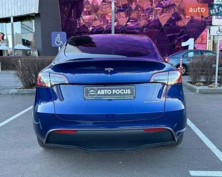 Синий Тесла Model Y, объемом двигателя 0 л и пробегом 48 тыс. км за 32990 $, фото 5 на Automoto.ua