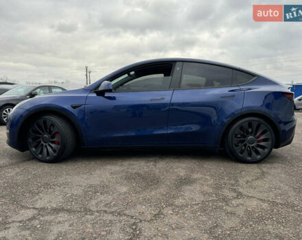 Синий Тесла Model Y, объемом двигателя 0 л и пробегом 36 тыс. км за 31000 $, фото 13 на Automoto.ua