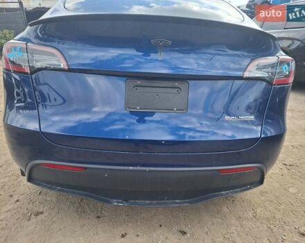 Синий Тесла Model Y, объемом двигателя 0 л и пробегом 37 тыс. км за 23000 $, фото 3 на Automoto.ua
