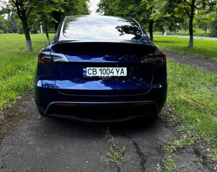Синий Тесла Model Y, объемом двигателя 0 л и пробегом 26 тыс. км за 19900 $, фото 2 на Automoto.ua