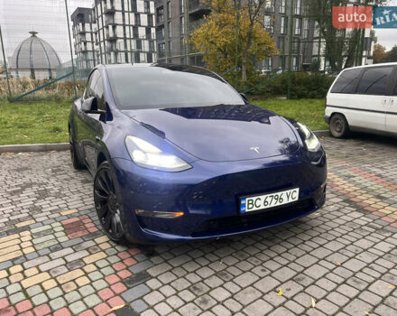 Синій Тесла Model Y, об'ємом двигуна 0 л та пробігом 40 тис. км за 38500 $, фото 12 на Automoto.ua