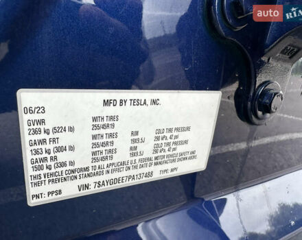 Синій Тесла Model Y, об'ємом двигуна 0 л та пробігом 81 тис. км за 25500 $, фото 27 на Automoto.ua