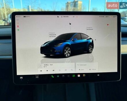 Синий Тесла Model Y, объемом двигателя 0 л и пробегом 48 тыс. км за 32990 $, фото 18 на Automoto.ua