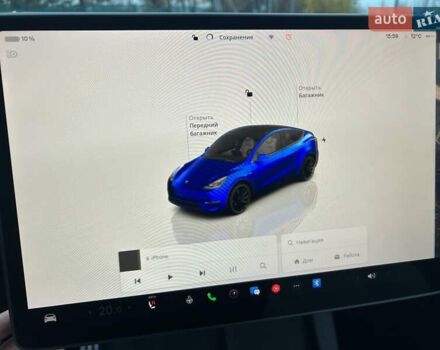 Синий Тесла Model Y, объемом двигателя 0 л и пробегом 48 тыс. км за 31600 $, фото 13 на Automoto.ua