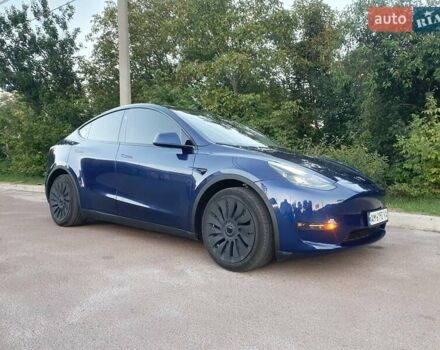 Синий Тесла Model Y, объемом двигателя 0 л и пробегом 31 тыс. км за 28000 $, фото 16 на Automoto.ua