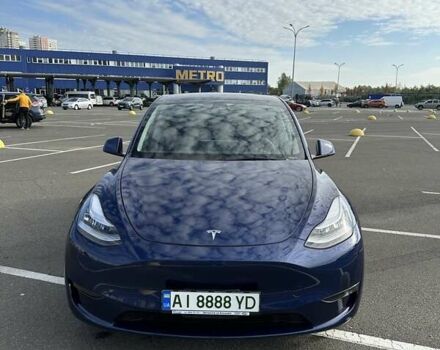 Синий Тесла Model Y, объемом двигателя 0 л и пробегом 15 тыс. км за 36000 $, фото 5 на Automoto.ua