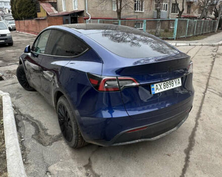 Синий Тесла Model Y, объемом двигателя 0 л и пробегом 14 тыс. км за 34000 $, фото 3 на Automoto.ua