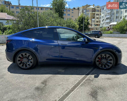 Синий Тесла Model Y, объемом двигателя 0 л и пробегом 15 тыс. км за 33000 $, фото 16 на Automoto.ua