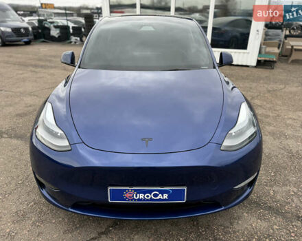 Синий Тесла Model Y, объемом двигателя 0 л и пробегом 36 тыс. км за 31000 $, фото 21 на Automoto.ua