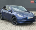 Синий Тесла Model Y, объемом двигателя 0 л и пробегом 36 тыс. км за 33000 $, фото 1 на Automoto.ua