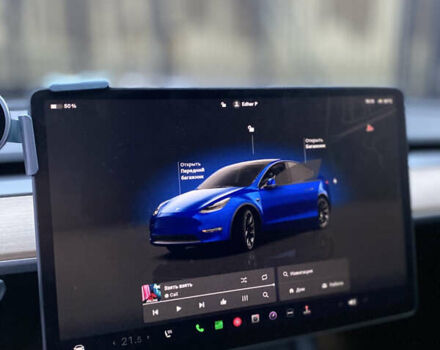 Синий Тесла Model Y, объемом двигателя 0 л и пробегом 42 тыс. км за 26900 $, фото 10 на Automoto.ua