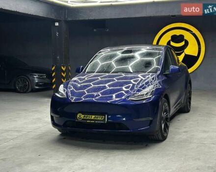 Синій Тесла Model Y, об'ємом двигуна 0 л та пробігом 80 тис. км за 30000 $, фото 2 на Automoto.ua