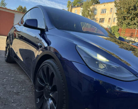 Синий Тесла Model Y, объемом двигателя 0 л и пробегом 47 тыс. км за 30100 $, фото 5 на Automoto.ua