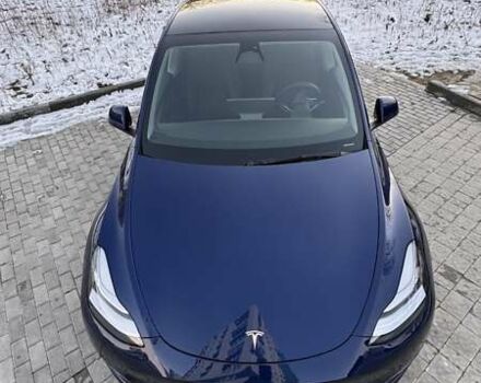 Синий Тесла Model Y, объемом двигателя 0 л и пробегом 15 тыс. км за 31500 $, фото 11 на Automoto.ua