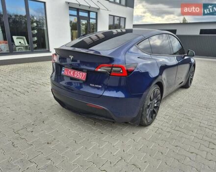 Тесла Model Y 2023 в Самборе на Automoto.ua Синий Тесла Model Y, объемом двигателя 0 л и пробегом 27 тыс. км за 25500 $, фото 4 на Automoto.ua