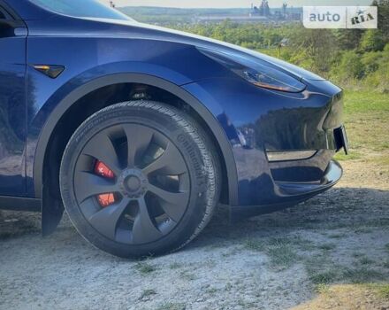 Синий Тесла Model Y, объемом двигателя 0 л и пробегом 13 тыс. км за 33000 $, фото 5 на Automoto.ua