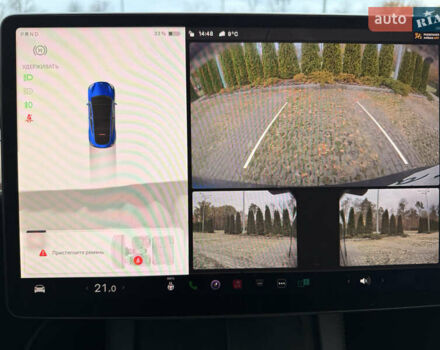 Синий Тесла Model Y, объемом двигателя 0 л и пробегом 46 тыс. км за 31900 $, фото 20 на Automoto.ua