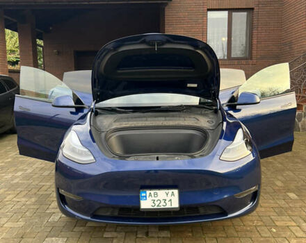 Синий Тесла Model Y, объемом двигателя 0 л и пробегом 32 тыс. км за 32800 $, фото 8 на Automoto.ua