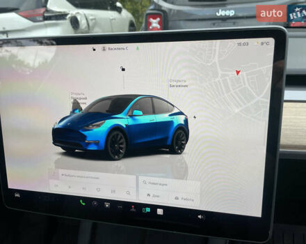 Синий Тесла Model Y, объемом двигателя 0 л и пробегом 41 тыс. км за 28500 $, фото 13 на Automoto.ua