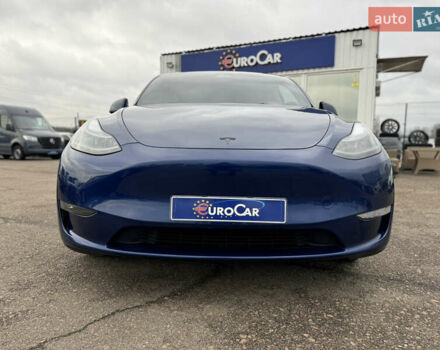 Синий Тесла Model Y, объемом двигателя 0 л и пробегом 36 тыс. км за 31000 $, фото 3 на Automoto.ua