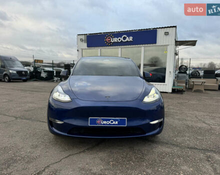 Синий Тесла Model Y, объемом двигателя 0 л и пробегом 36 тыс. км за 31000 $, фото 90 на Automoto.ua