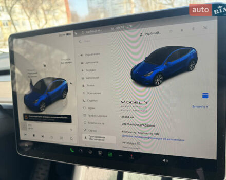 Синий Тесла Model Y, объемом двигателя 0 л и пробегом 21 тыс. км за 26500 $, фото 25 на Automoto.ua