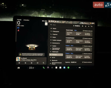 Синий Тесла Model Y, объемом двигателя 0 л и пробегом 28 тыс. км за 28819 $, фото 35 на Automoto.ua