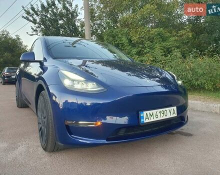 Синий Тесла Model Y, объемом двигателя 0 л и пробегом 31 тыс. км за 28000 $, фото 18 на Automoto.ua