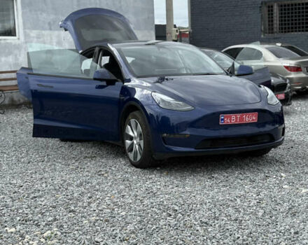 Синий Тесла Model Y, объемом двигателя 0 л и пробегом 31 тыс. км за 22400 $, фото 1 на Automoto.ua