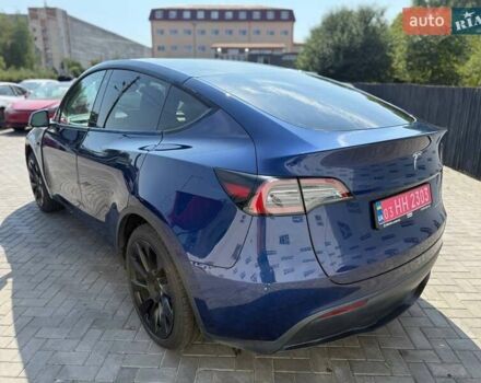 Синий Тесла Model Y, объемом двигателя 0 л и пробегом 71 тыс. км за 21700 $, фото 1 на Automoto.ua