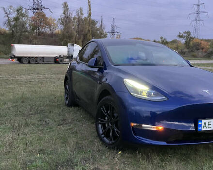 Синій Тесла Model Y, об'ємом двигуна 0 л та пробігом 29 тис. км за 29000 $, фото 1 на Automoto.ua